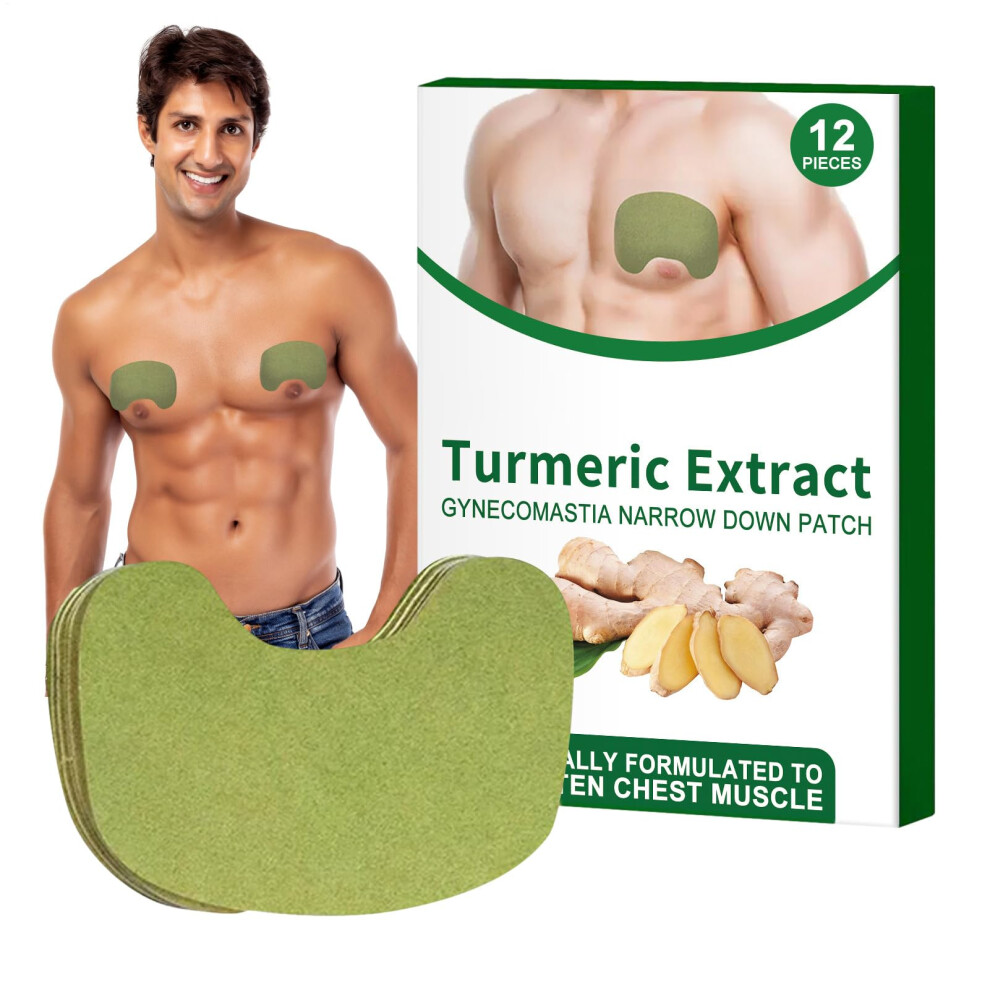 Chest Fat Burner Patch for Men, Gynecomastia Reduction, Targeted Fat Loss and Skin Firming