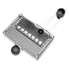 Waterproofed LED Wheel Light Solar Powered Rechargeable Bicycle Wheel Light For Night Cycling