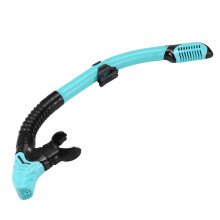 Dry Snorkel Tube Easy Breath Scuba Diving  Guard Top Valve Swimming Underwater Equipment for Adults Men Women D