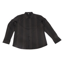 Chemise homme en glace de soie cyan à manches longues, taille XXXL, sans couture et sans pli