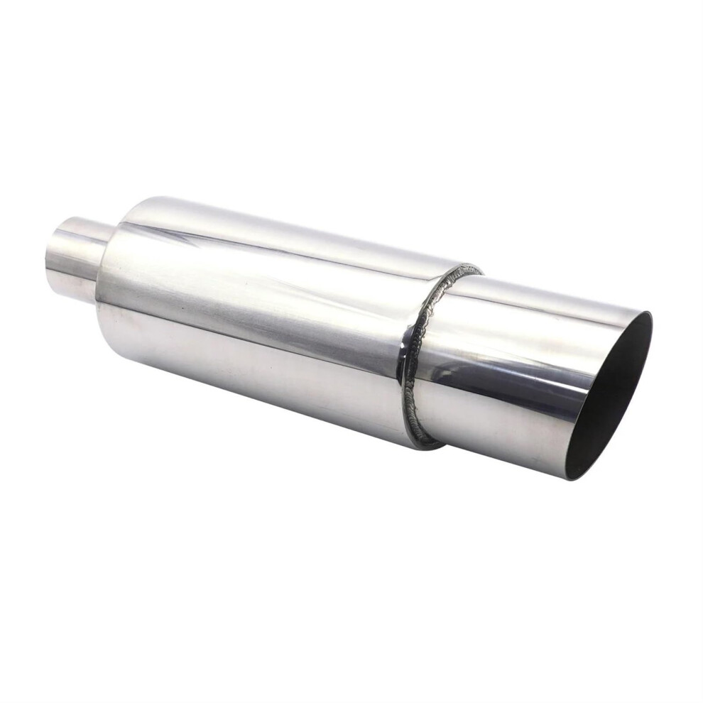 2.5 Inch Stainless Steel Exhaust Muffler Tip With Turbo Sound Boost And Racing Sport Design 63Mm 9199774115209