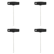 4X Multifunction Air Outlet Pulling Hook Removal Tool for - Car Dashboard Air Vent Extraction