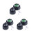 3X Automatic Dice Roller Cup Batteria Alimentata da Pub Bar Party Gioco con 5 Dadi Neri 1
