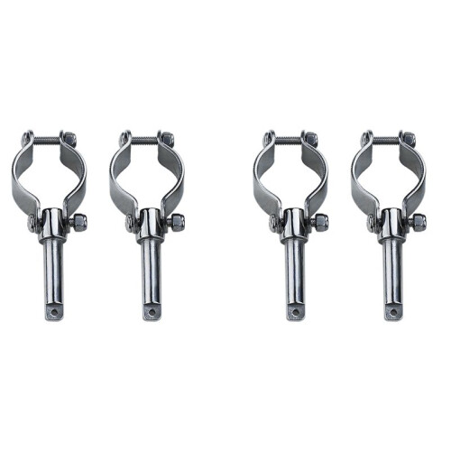 Boat Stainless Steel Row Lock Side Mount  Oar Lock Socket Marine Yacht (4 Pack)