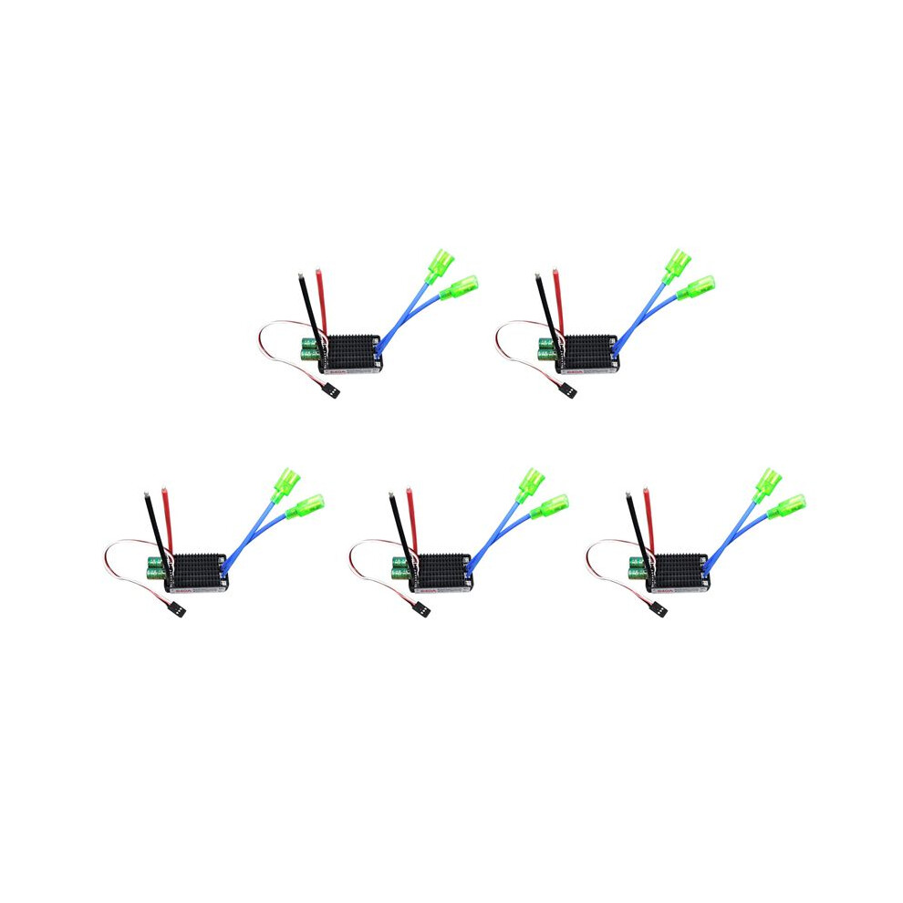 5X High Power 12V-24V Waterproof Bidirectional RC ESC Brush ESC for RC Car and Boat 640A-image-OPC-PQQBXGP-NEW