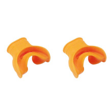 2X Scuba Diving Second Stage Silicone Mouthpieces Snorkel Regulator Colorful Underwater Breathing Accessories Orange