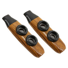 2X Kazoo con 10 Diafragmas de Flauta Kazoo de Plástico Instrumentos Musicales Kazoo para Guitarra, Ukelele