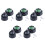 5X Automatic Dice Roller Cup Battery Powered Pub Bar Party Game  with 25 Dices Black 1