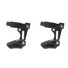 2X Fietskettingstabilisator Fietskettingbladgeleider Positieve Negatieve Tand Enkele Schijfbeschermer voor Mountainbike