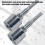 RV Scissor Jack Drill Adapter with Dual Socket Function, Durable Tool for Fast Trailer Jack Leveling 2