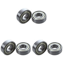 6x 6202Z Doppio Coperture In Metallo Coppia Profondo Della Scanalatura Radiale Cuscinetto A Sfere 15 X 35 X 11 mm