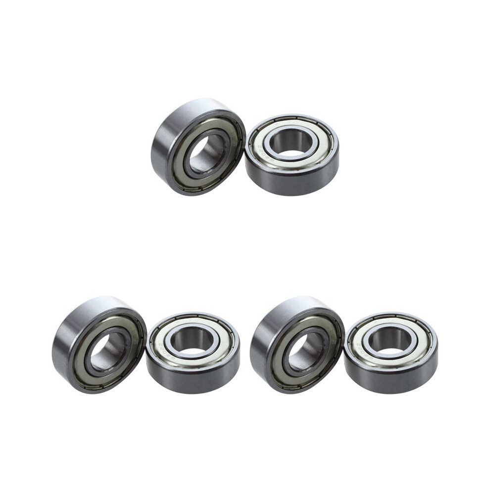 6X 6202Z Dual Metal Pair Deep Radial Bearing 15 X 35 X 11Mm 6032041652218