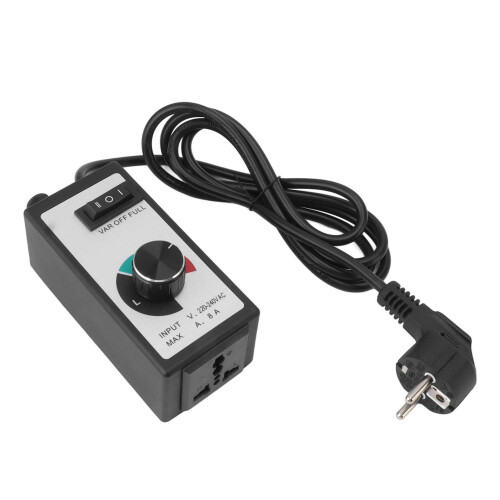 Variable Speed Controller for Exhaust Fan, Safe Operation Fan Speed Controller with Energy Saving Features, Speed Adjuster for Various Usage