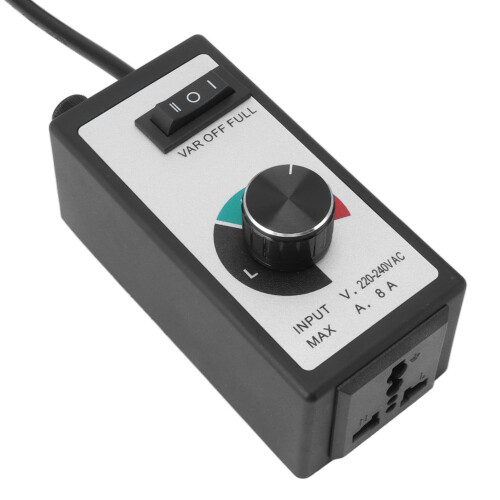 Variable Speed Controller for Exhaust Fan, Safe Operation Fan Speed Controller with Energy Saving Features, Speed Adjuster for Various Usage 1