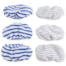 6 StüCk Mikrofasertuch-Pads Als Ersatz für Rowenta Clean&Steam ZR005801 RY7/RY8-Serie. Nicht Geeignet für RX6-Serie