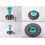 Foldable Piping Bag Holder Stand for Cake Decorating, Space Saving and Easy Clean Baking Tool 2