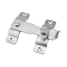 Stainless Steel Barrel Bolt Door Lock with Slot Design for Security Gates and Internal Doors