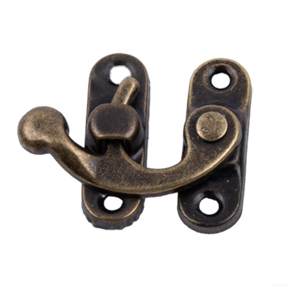 Antique Bronze Iron Padlock Hasp Hook Lock For Mini Jewelry Box, 30 Pack, Vintage Buckle, Decorative Box Closure, Diy 9187378452639