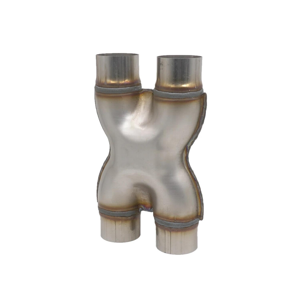 Car Exhaust Muffler Universal X Tube H Pipe 51Mm 2.0Inch 57Mm 63Mm 76Mm Outlet Accessories 9347817657609