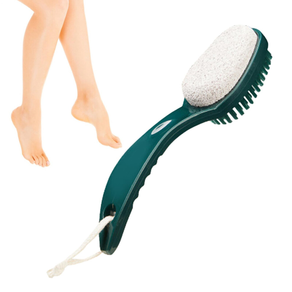 Foot File and Callus Remover with Pumice Stone and Soft Bristle Brush for Smooth Pedicure Care