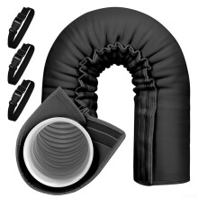 AC Hose Insulation Cover 59x21 Inch Energy Saving ThreeLayer Sleeve for 55.9 Inch AC Exhaust Duct