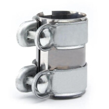 Car Tailpipe 2.5Inch Exhaust Pipe Connector Clip Muffler Joiner Sleeve Clamp Universal Car Exhaust Accessory