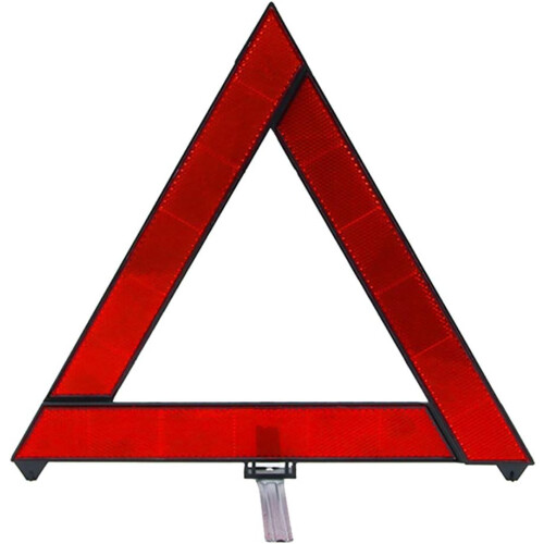Car Breakdown Warning Triangle Reflective Foldable Roadside Safety Triangle Stop Sign Reflector 2