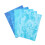 5 Pezzi Tessuto di Cotone Morbido per Trapuntatura Blu 50cm x 45cm Patchwork 1