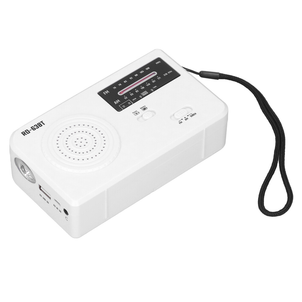 Multifunctional Solar Emergency Radio With Flashlight And Usb Port 8731375849582