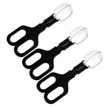 Small Pet Waste Scoop Scissor 3Piece Plastic Poop Picker For Hamsters, Guinea Pigs, Reptiles Home Cage Cleaner