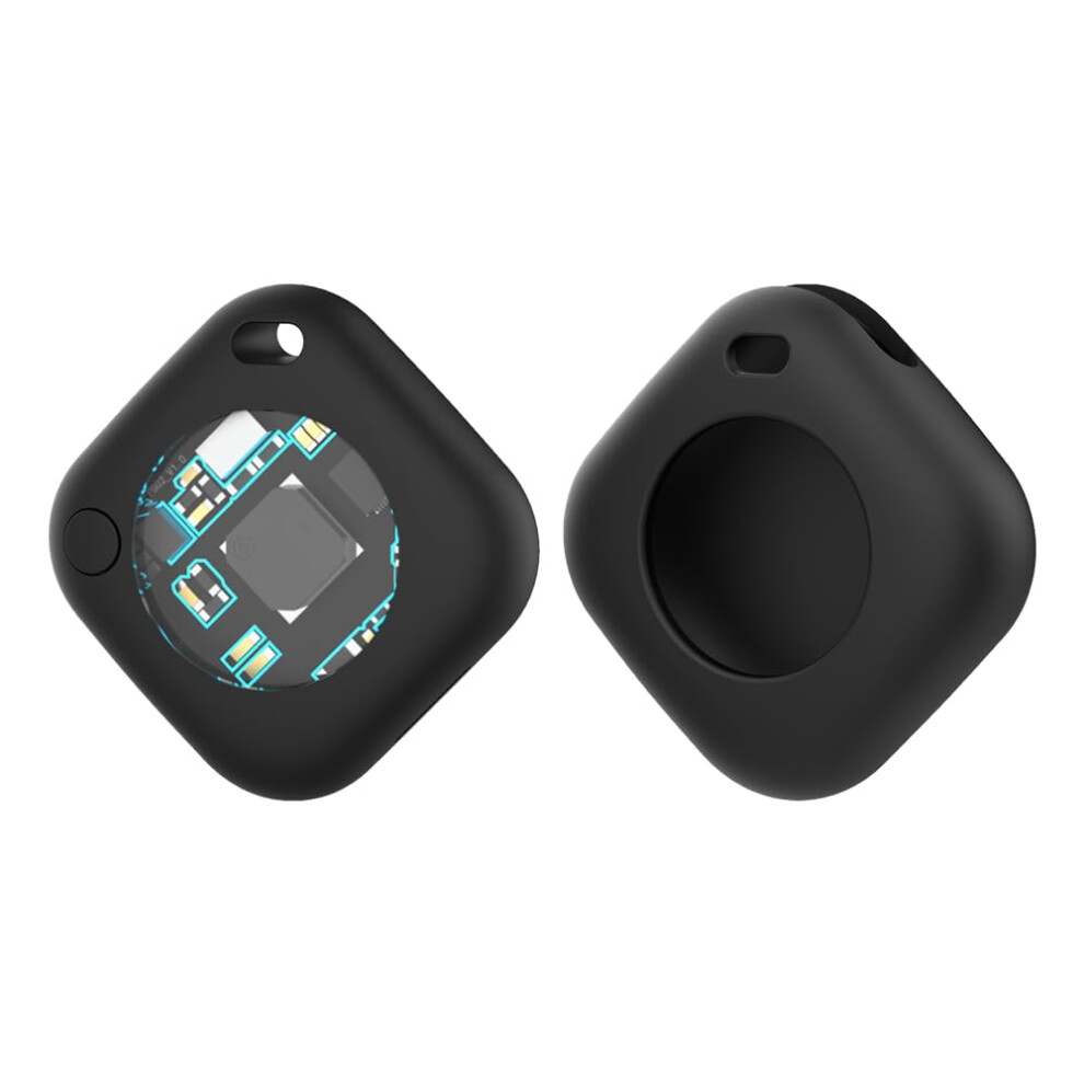 Airtag Alternative Bluetooth Gps Tracker For Apple Find My, Ipx6 Waterproof, 12Month Battery, Pet And Luggage Locator With Alarm, + Case Black 9347817538519