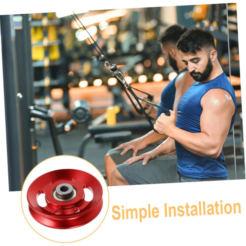 Gym Pulley System Weight Belt for PullUps, Exercise Wheel and Cable Roller, Home Gym Pulley System Accessory 1
