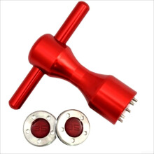 Adjustable Putter Weight Kit 40g Red with Robust Wrench and Protective Rubber Rings for Enhanced Performance