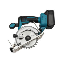 Cordless Circular Saw for Wood and Tile Cutting, Brushless Chainsaw 045 Bevel, Safety Lock