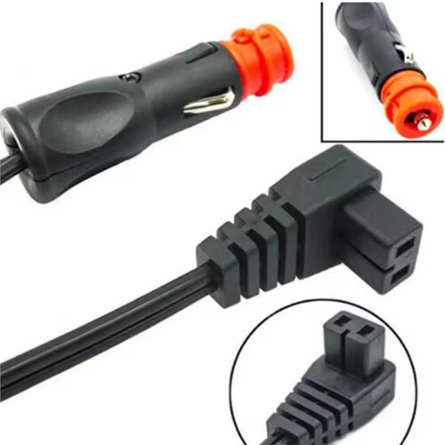 For Car Refrigerator Warmer Extension Power Cable Car Fridge Cable Cooler Charging Replacement 1