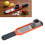 Multifunktionaler Edelstahl-Reibe orange Hand-Held-Gemüsehobel 14