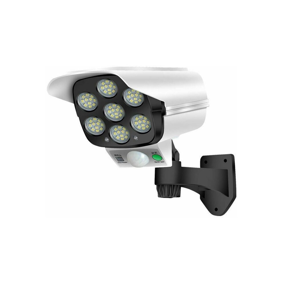 Outdoor Solar Dummy Camera, Fake Security Camera With Pir Motion Detection, Waterproof Wall Light With 8581600536516