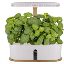 Intelligente Hydroponik für den Innenbereich, Hydrokultur-Anbausystem mit 10 Pods und Pflanzenlampe, höhenverstellbar