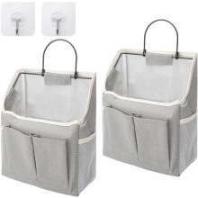 2er-Pack hängende Aufbewahrungsorganisatoren, Türorganisator, wasserdichter Wandorganisator, faltbarer Hängekorb mit Taschen