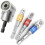 105 Angle Driver Adapter, Angle Attachment for Cordless Screwdriver, Hex Shank Drill, with Adapter 6