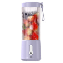 Zitruspresse – WIRLSWEAL – 500 ml – 6 Klingen – 4000 mAh Akku – Purple Purple BLENDER