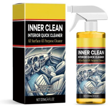 Car Interior Cleaner with Deep Effect, Car Cleaning Foam, Plastic Protector, Fabric Stain Remover