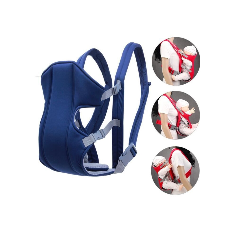 Newborn Baby Carrier Adjustable Sling Wrap Baby Carrier Backpack Blue Aihontai
