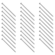 Vis une TêTe Ronde en Acier Inoxydable, Type une Boulons une TêTe Hexagonale: M4 / 4 mm Taille Du Boulon: M4 X 80 mm Quantité par Paquet: 30