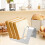 Stainless Steel Bread Cooling Rack with Multi Grid Design, Non Stick Rectangular Toast Holder 5