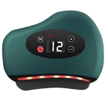 Heated Foot Scraper 4In1 Electric Massager Soles Scraper For Soles Legs Neck Back Army Green