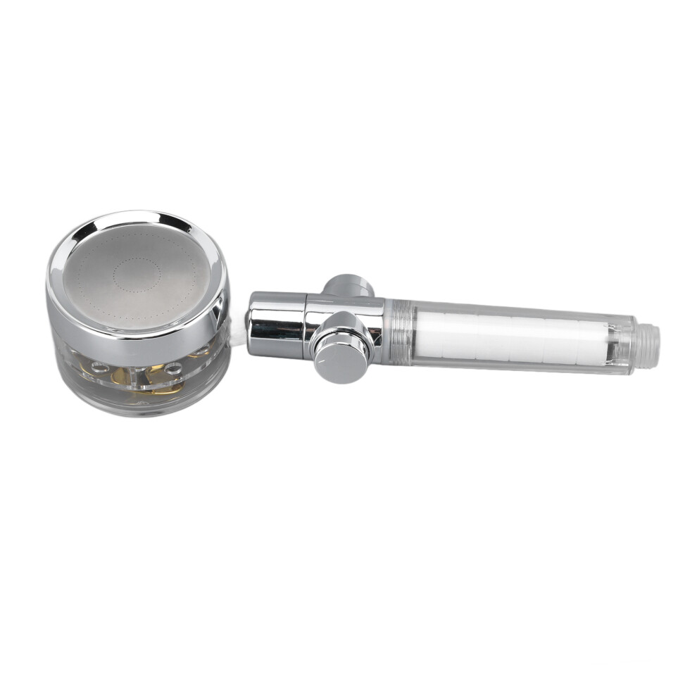 360 Rotating Handheld Shower Head With Turbo Boost For Low Pressure 8061375854461