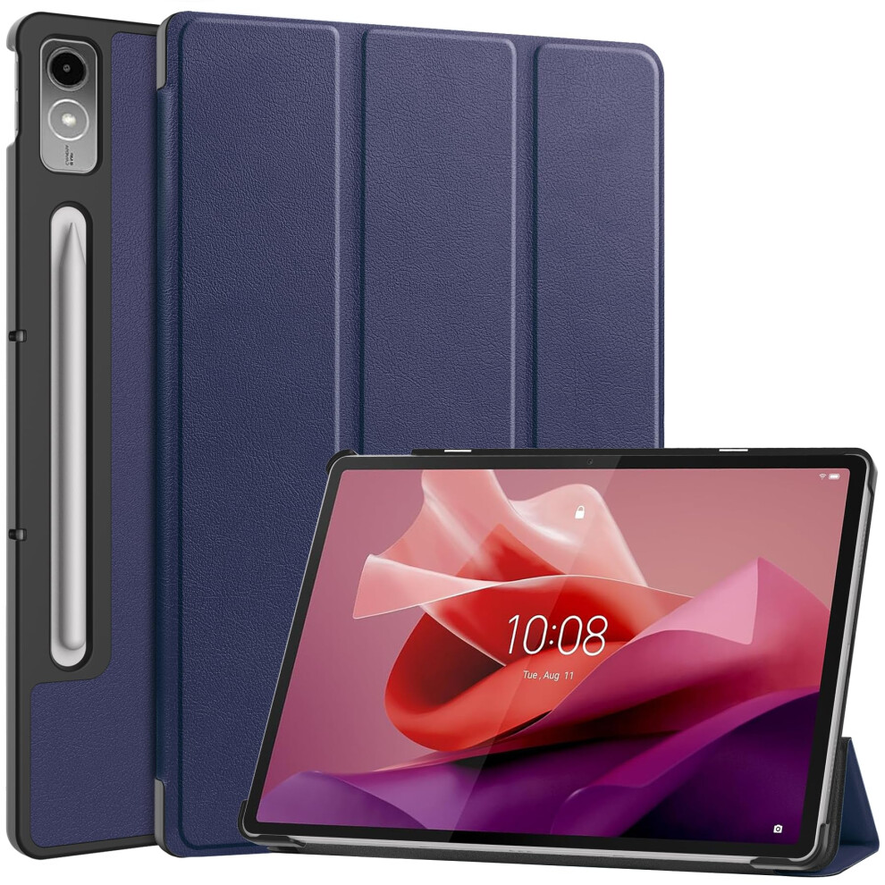 Case For Lenovo Tab P12 12.7 Inch 2023 Slim Hard Shell Cover With Magnetic Sleep Wake And Stand 9199774117678