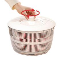 Fruit Cleaner Spinner Draining Basket With Lid For Kitchen Vegetable Washing And Pasta Noodles Rice Salad Berry