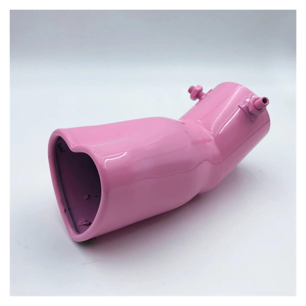 Heart Shape Car Exhaust Tip 2.5 Inch Stainless Steel Muffler Burnt Rustresistant For Cars Blue 9199774117845
